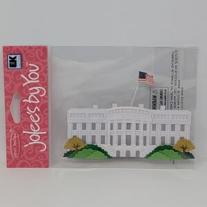 Jolee's Sticker White House 3D United States Washington Scrapbooking